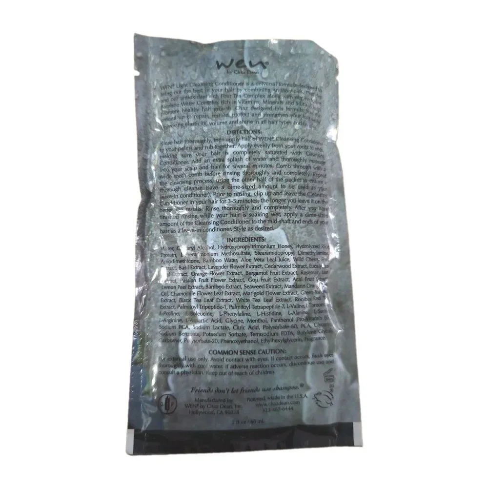 Wen by Chaz Dean Cleansing Conditioner 2oz travel pack LIGHT